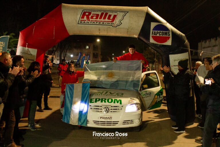 En marcha la competencia: Se largó el rally en Chabas